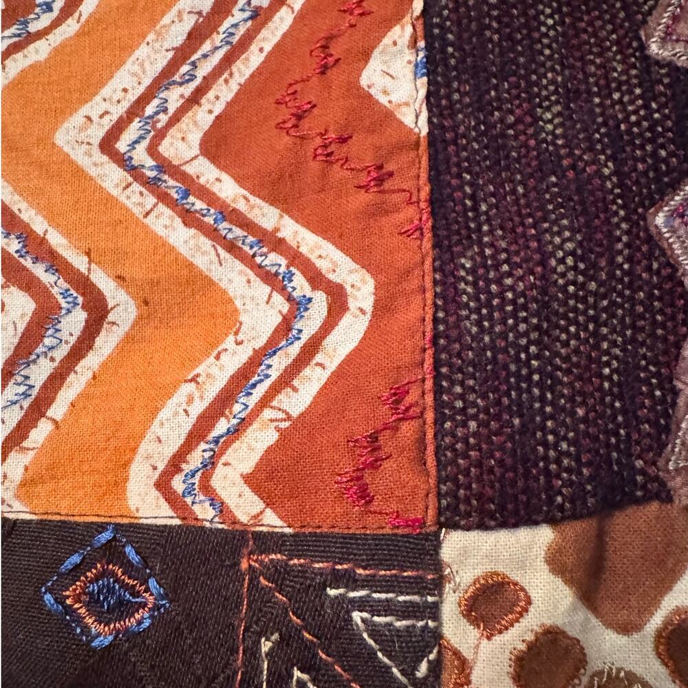 Chico's Patchwork Jacket Chico's Size 2 (M/L) Box… - image 4